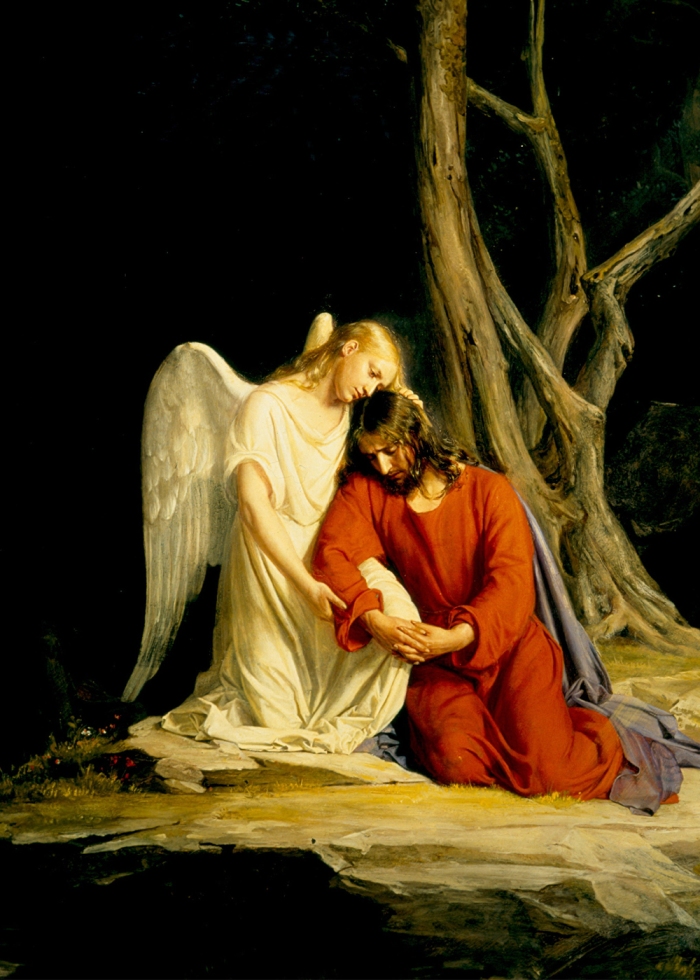 Gethsemane by Carl Heinrich Bloch (1834-1890) Public Domain